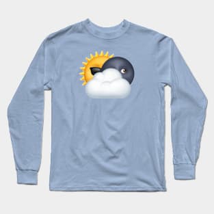 Cloudy Total Solar Eclipse Long Sleeve T-Shirt